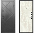 Дверь входная 7 см Штамп Металл/МДФ 860 Правая Букле Графит/Перламутровый