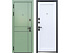 Дверь входная Luxor Минимал Молдинг МДФ/МДФ 860 Правая Фисташка Софт/Эмалит белый