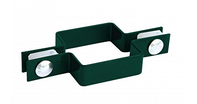 Крепление хомут 80*80 антивандальная гайка М6 Ral 6005