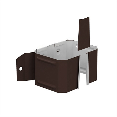 Крепление трубы гвоздь прямоугольн. 76х102 SOLANO 30 CHOCOLATE BROWN  