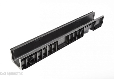 Канал водоотводный пластик DN100-Н150 Norma С250 (150/148/1000) AQUASTOK 11015