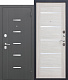 Дверь входная Гарда Муар Царга Металл/МДФ 860 Правая Черный муар/Лиственица беж