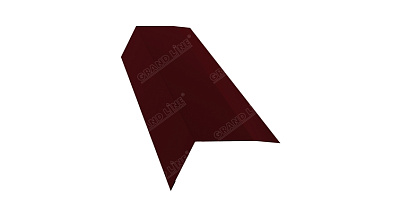 Планка карнизная 10*120*80 ПОЛИЭСТР 0,4 RAL 3005