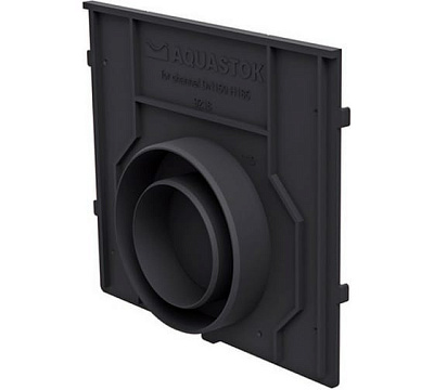 Заглушка пластик DN150 H80-H185 AQUASTOK 9218