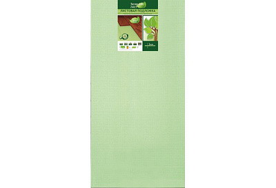 Подложка листовая зеленая 1000*500*3мм (5м2) Solid
