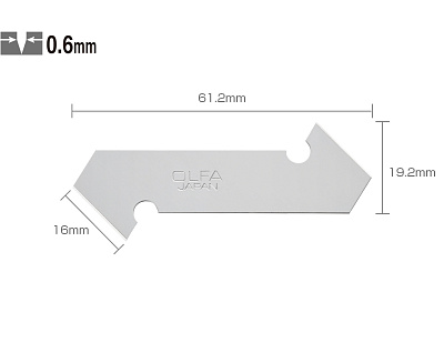 Лезвие для резака P-800 13мм (3шт) OLFA OL-PB-800