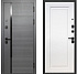 Дверь входная 9 см МДФ/МДФ 860 Правая Сатин графит/Эмалит белый
