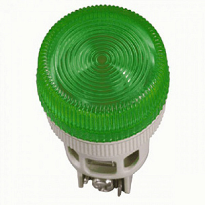 Лампа сигнальная 230В зеленая ENR-22 TDM