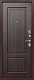 Дверь входная  Металл/МДФ 860 Правая медный антик/темный кипарис