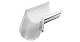 Угол внутренний 135° кругл. 150 GRANITE HDX RAL 9003 Grand Line 150/100 