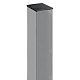 Столб 62x55x3000 мм 5 отверстий Ral 7040