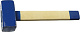Кувалда кованная сталь 8000гр. деревянная ручка СИБИН 20133-8