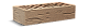 Кирпич одинарный 1NF Венеция УС Руст керам облиц пустотелый (65/120/250мм) СК