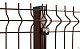 Столб 62x55x2500 мм 4 отверстия Ral 8017
