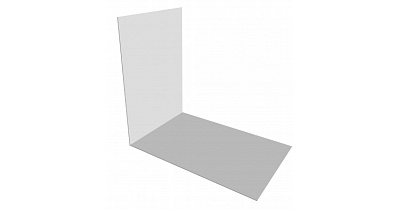 Планка снегозадержания усиленная 20*20*100*70*20*20 ЦИНК 0,4 