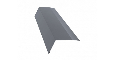 Планка карнизная 10*120*80 ПОЛИЭСТР 0,45 RAL 9006