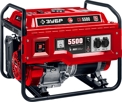 Генератор бензиновый ручной ЗУБР СБ-5500