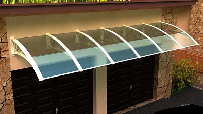 Поликарбонат Монолитный 2050х3050х5 Бронза серая  