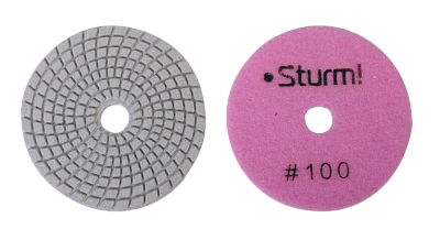 Круг шлифовальный алмазный 100мм 100 Sturm! 9012-W100-100 