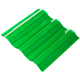 Поликарбонат Профилированный Монолитный 1050х2000х0,8 Зеленый  