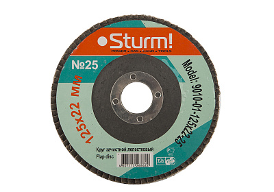 Диск лепестковый 25 (125/22мм) Sturm! 9010-01-125x22-25