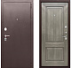 Дверь входная Тайга Металл/МДФ 860 Правая Медный антик/Серый клен