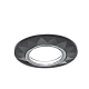 Светильник встраиваемый Mirror RR006 чёрный/хром LED  D 90/ GAUSS 