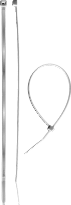 Стяжка кабельная нейлон 7,6-500мм белый ЗУБР 50шт 309010-76-500