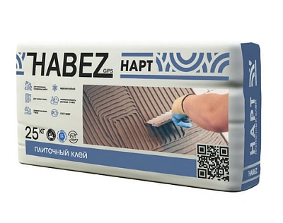Клей НАРТ морозостойкий плиточный серый 25 кг HABEZ 