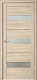 Дверь межкомнатная остекленная Прага стекло мателюкс (80х200см) Лиственница мокко