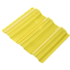 Поликарбонат Профилированный Монолитный 1050х2000х0,8 Желтый  