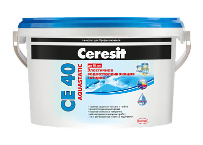 Затирка CE40 сереб-сер 2 кг Ceresit 